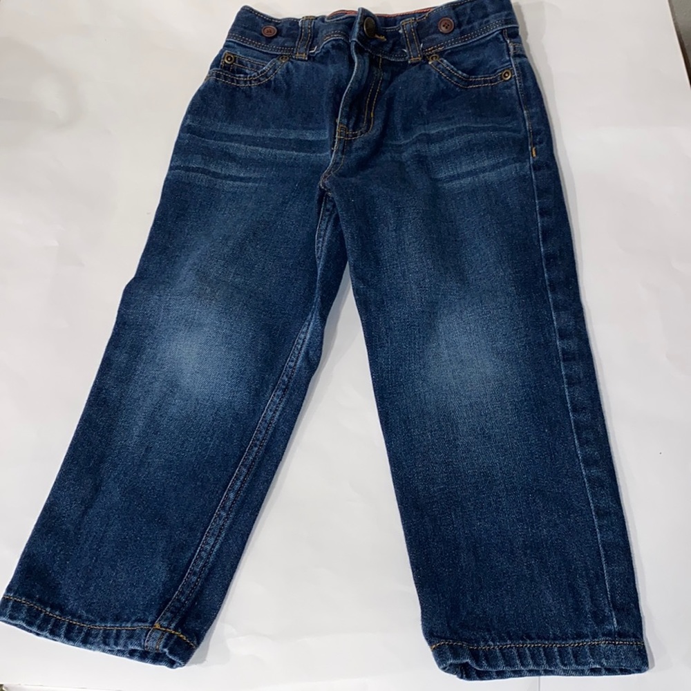 Carter’s Straight Fit Blue Jeans Adjustable waist NEW Boys 4T - Picture 5 of 8